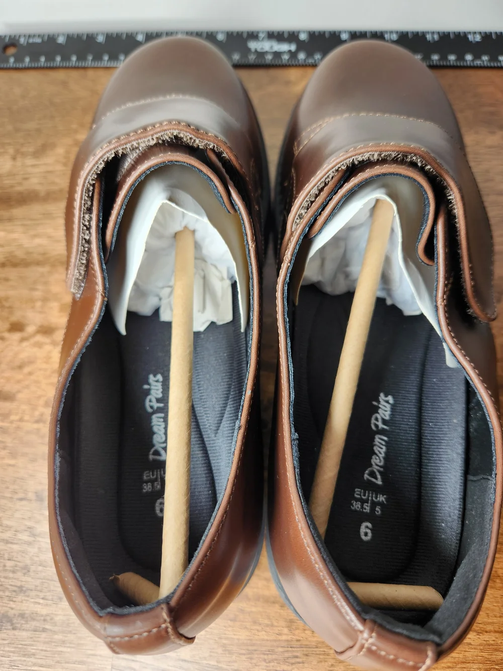 Big Kids Brown Leather Slip-On Dress Shoes